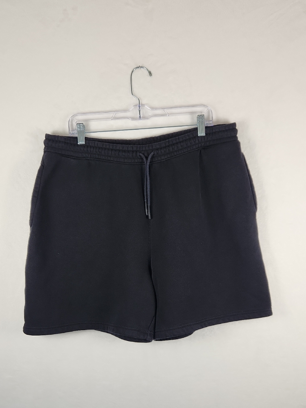 LCKR Sweatshorts Black Elastic Waist‎ With Drawstring Athletic Men's XXL